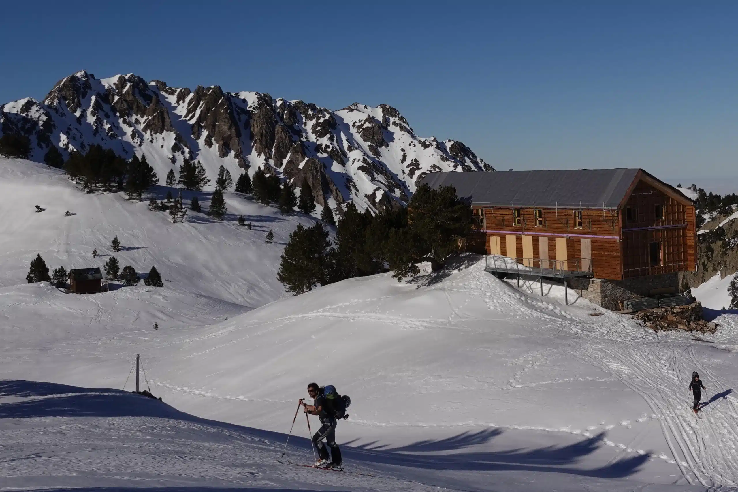 première nuit en refuge et initiation ski de rando